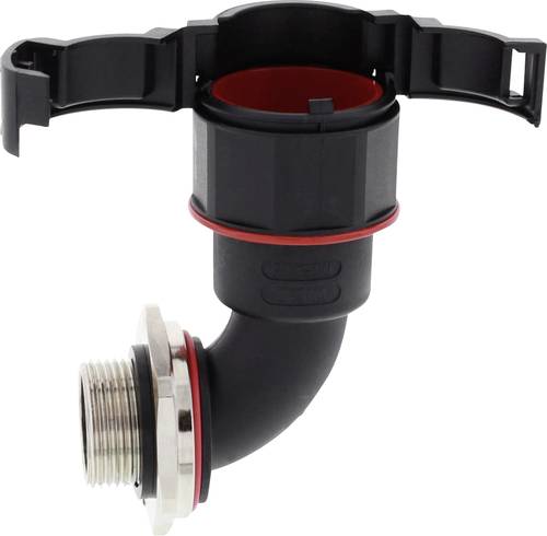 Wiska 10107020 EMBF90-23-25-BK Verschraubung Schwarz M25 x 1.5 90° 25St. von Wiska