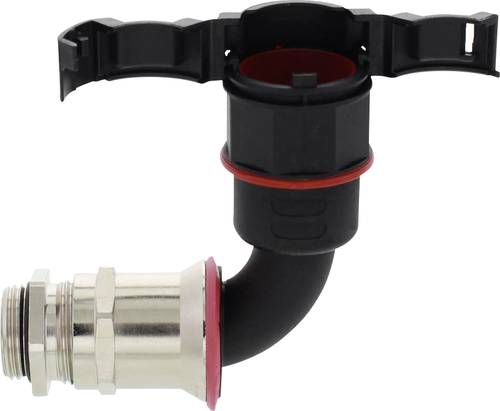 Wiska 10108011 EMBF90CG-36-40-BK Verschraubung Schwarz M40 x 1.5 90° 5St. von Wiska