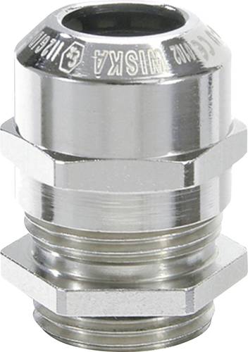 Wiska 10110812 Kabelverschraubung schlagfest, mit Zugentlastung, mit Dichtung M50 Messing (vernickel von Wiska