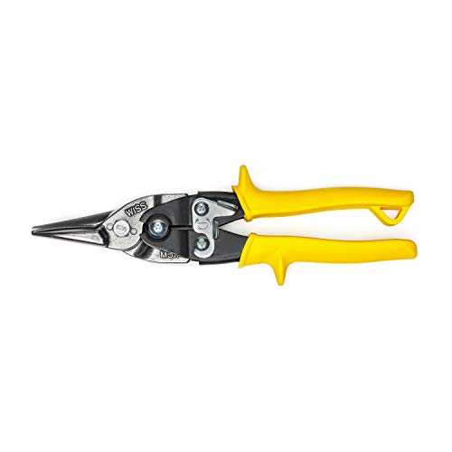 Wiss M3R 248mm MetalMaster Blechschere mit Hebelübersetzung, Links, gelb von Wiss