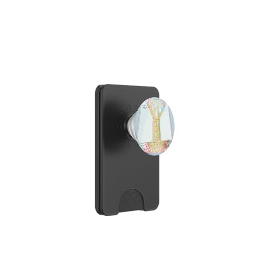 Artistic Tree Birds Trapez PopSockets PopWallet für MagSafe Artistic Tree Birds Trapez PopSockets PopWallet für MagSafe von Wistful