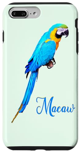 Blau und Gold Ara Papagei Vogel Foto Hülle für iPhone 7 Plus/8 Plus von Wistful