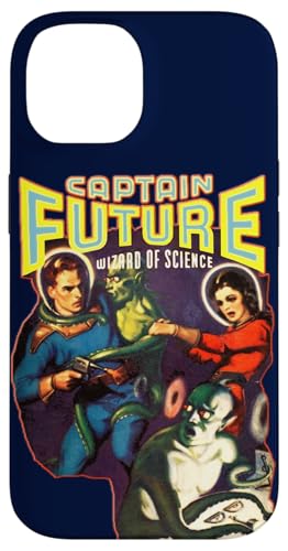 Captain Future Vintage Sci-Fi Zellstoffkunst Hülle für iPhone 14 von Wistful