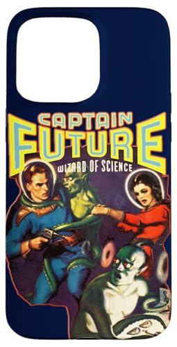 Captain Future Vintage Sci-Fi Zellstoffkunst Hülle für iPhone 15 Pro Max von Wistful