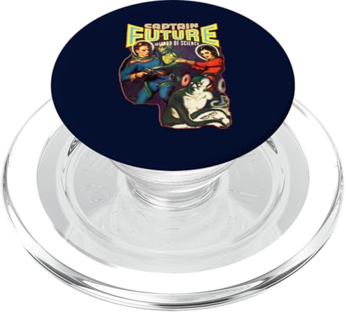 Captain Future Vintage Sci-Fi Zellstoffkunst PopSockets PopGrip für MagSafe von Wistful