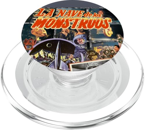 Das Schiff der Monster Klassischer Science-Fiction-Horror PopSockets PopGrip für MagSafe Das Schiff der Monster Klassischer Science-Fiction-Horror PopSockets PopGrip für MagSafe von Wistful