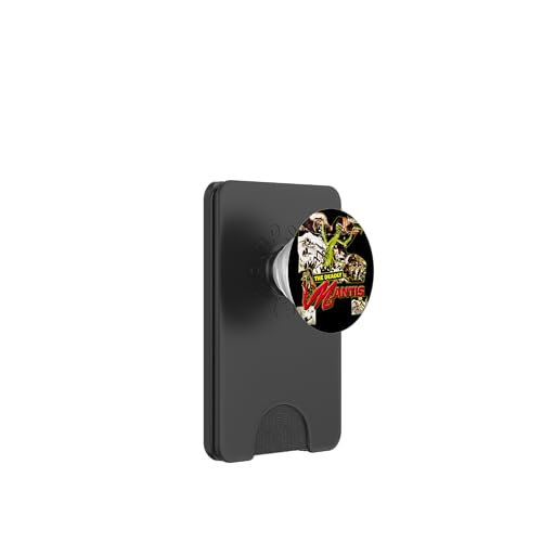 Deadly Mantis Klassischer Science-Fiction-Horror PopSockets PopWallet für MagSafe von Wistful