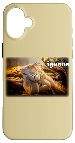 Foto mit Leguan-Eidechse Hülle für iPhone 16 Plus Foto mit Leguan-Eidechse Hülle für iPhone 16 Plus von Wistful