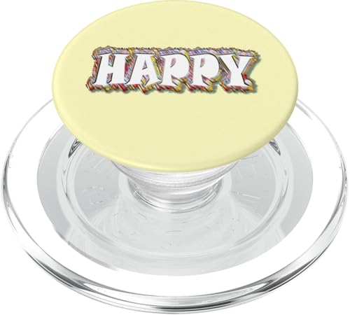 Happy Emotion Wortkunst PopSockets PopGrip für MagSafe von Wistful