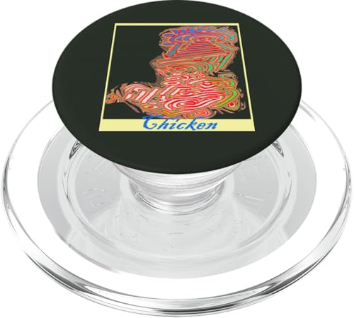 Huhn Abstrakte Kunst Original PopSockets PopGrip für MagSafe Huhn Abstrakte Kunst Original PopSockets PopGrip für MagSafe von Wistful