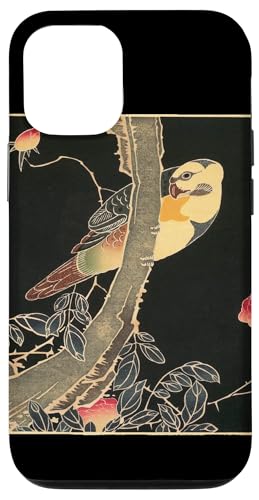 Jakuchu Papagei Rose Bush japanische Vogelkunst Hülle für iPhone 12/12 Pro von Wistful