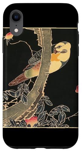 Jakuchu Papagei Rose Bush japanische Vogelkunst Hülle für iPhone XR Jakuchu Papagei Rose Bush japanische Vogelkunst Hülle für iPhone XR von Wistful