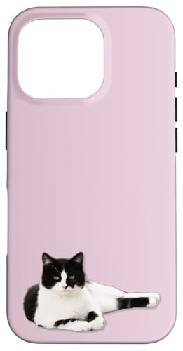 Schwarze und weiße Katze Hülle für iPhone 16 Pro Schwarze und weiße Katze Hülle für iPhone 16 Pro von Wistful