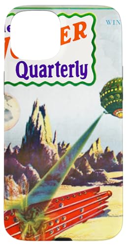 Science Wonder Quarterly 1930 Sci-Fi Magazin Hülle für iPhone 15 Plus von Wistful