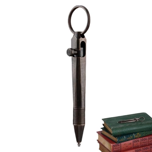 Bolt Action Pen | Solid Messing Kugelschreiber Multitasking -Schreibwerkzeug | Mini -Schlüsselbundstift Mit Tragbarem Anhängerdesign | Reisebereit-Gel-Tinten-Signaturstift Zum Geben Und Alltagsgebrauc Bolt Action Pen | Solid Messing Kugelschreiber Multitasking -Schreibwerkzeug | Mini -Schlüsselbundstift Mit Tragbarem Anhängerdesign | Reisebereit-Gel-Tinten-Signaturstift Zum Geben Und Alltagsgebrauc von Wisylizv