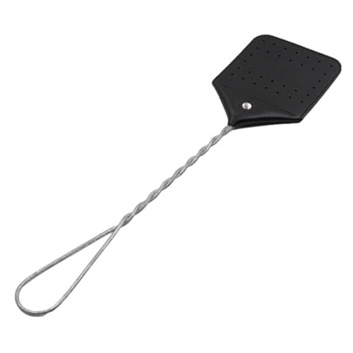 Fliegenklatsche Heavy Duty | Leder-Fliegenklatsche-Handbuch | Hängende Fliegenklatsche mit langlebigem langen Drahtgriff für den Innen- und Außenbereich, 17 Zoll Fliegenklatsche Heavy Duty | Leder-Fliegenklatsche-Handbuch | Hängende Fliegenklatsche mit langlebigem langen Drahtgriff für den Innen- und Außenbereich, 17 Zoll von Wisylizv