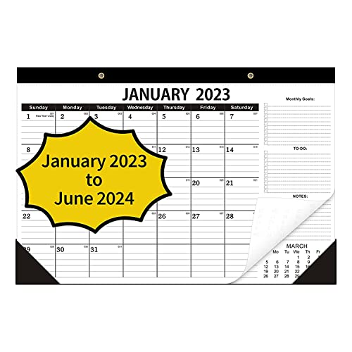 Wisyurt Tischkalender 2023 - Januar 2023-2024, 18-Monats-Wandkalender, 17 X 12 von Wisyurt
