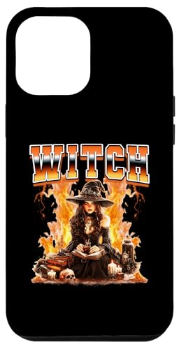 Hexe Halloween Gruselige 90er Jahre Bootleg Style Hülle für iPhone 12 Pro Max von Witch Halloween 90s Retro Bootleg Gifts