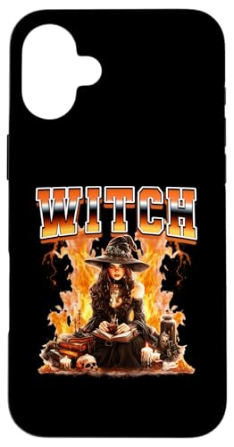 Hexe Halloween Gruselige 90er Jahre Bootleg Style Hülle für iPhone 16 Plus Hexe Halloween Gruselige 90er Jahre Bootleg Style Hülle für iPhone 16 Plus von Witch Halloween 90s Retro Bootleg Gifts