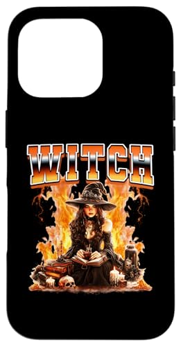 Hexe Halloween Gruselige 90er Jahre Bootleg Style Hülle für iPhone 16 Pro Hexe Halloween Gruselige 90er Jahre Bootleg Style Hülle für iPhone 16 Pro von Witch Halloween 90s Retro Bootleg Gifts
