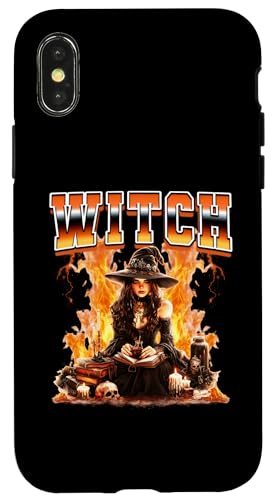 Hexe Halloween Gruselige 90er Jahre Bootleg Style Hülle für iPhone X/XS Hexe Halloween Gruselige 90er Jahre Bootleg Style Hülle für iPhone X/XS von Witch Halloween 90s Retro Bootleg Gifts