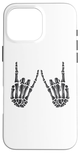 Skelett Hände Gothic Rocker Hands Halloween Rock Musik Hülle für iPhone 16 Pro Max Skelett Hände Gothic Rocker Hands Halloween Rock Musik Hülle für iPhone 16 Pro Max von Witchy Wardrobe