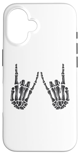 Skelett Hände Gothic Rocker Hands Halloween Rock Musik Hülle für iPhone 16 Skelett Hände Gothic Rocker Hands Halloween Rock Musik Hülle für iPhone 16 von Witchy Wardrobe