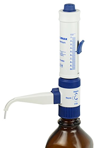 Dispenser, Labmax premium, rekalibrierbar, 0 Prozent Reagenzienverlust, DE-M, 5.0 mL-50.0 mL von Witeg