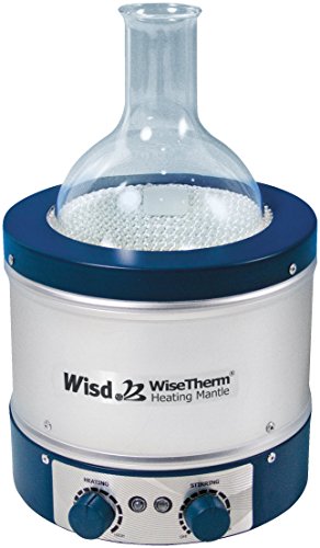 Witeg Heizmantel WHM für Rundkolben 250ml, bis 450°C mit Regler 230V und integriertem Magnetrührer von Witeg