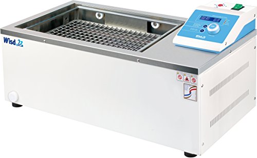 Witeg Schüttelwasserbad WSB-30 30L bis 100°C, inklusive Federgestell, ideal für direktes Eintauchen und Schütteln von Proben im Labor von Witeg