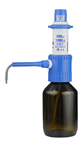 witeg Dispenser Minispensor, 500 µl + 1000 µl, die sparsame Alternative zu Mikroliterpipetten, DE-M, made in Germany von Witeg