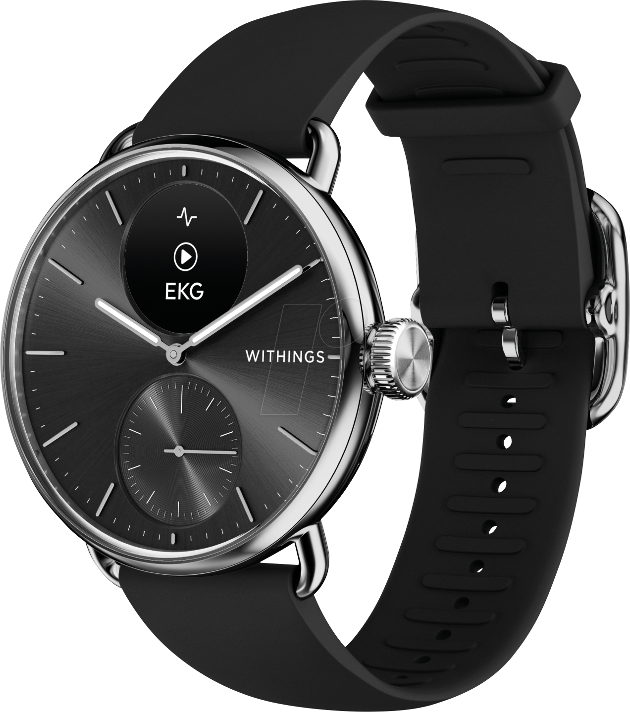 WITHINGS HWA10-1 - SmartWatch, Scanwatch 2, 38 mm, schwarz von Withings