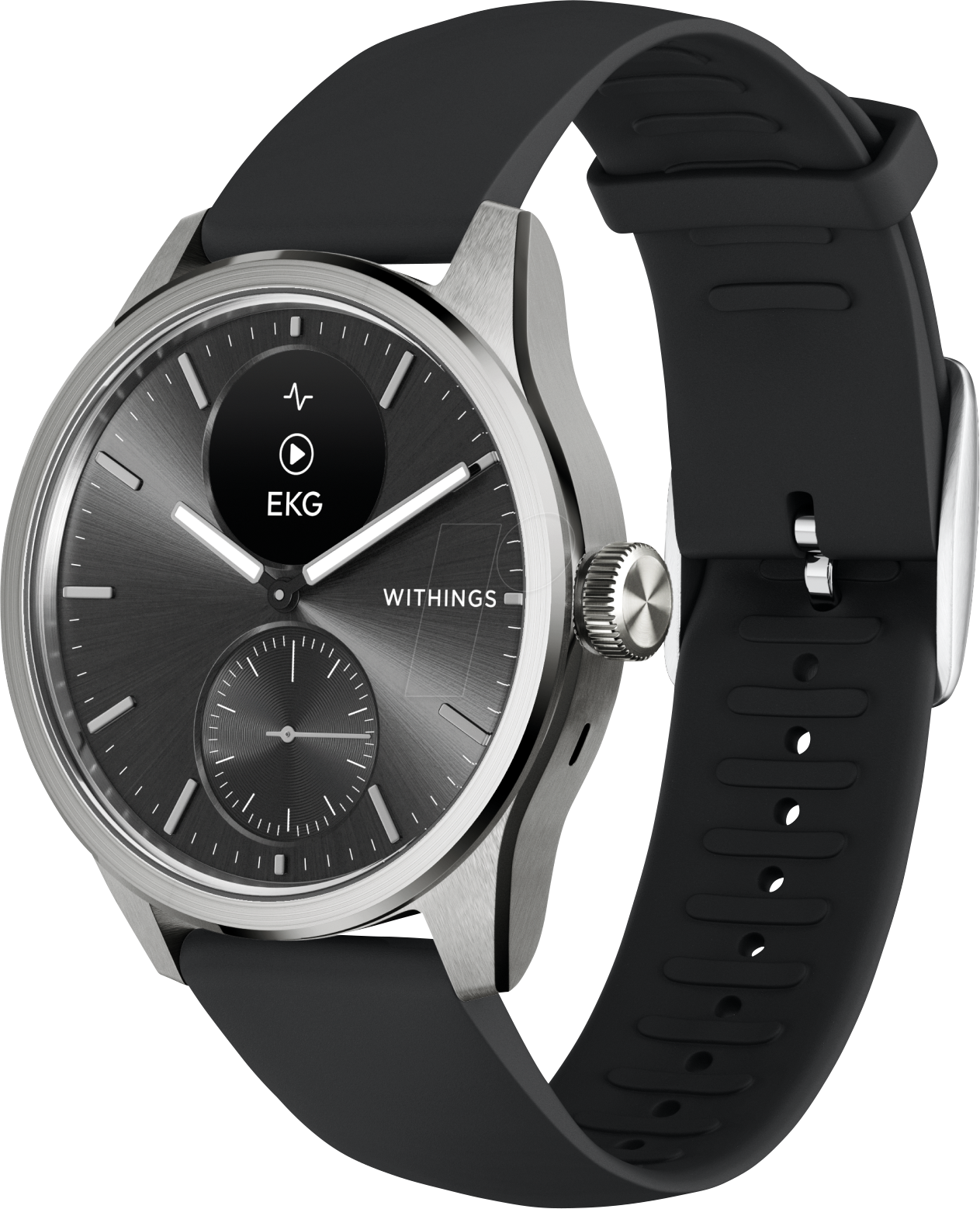 WITHINGS HWA10-4 - SmartWatch, Scanwatch 2, 42 mm, schwarz von Withings