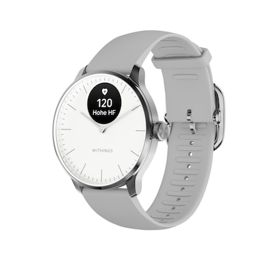 Withings ScanWatch Light weiß Herzfrequenzmessung, Schlafüberwachung von Withings