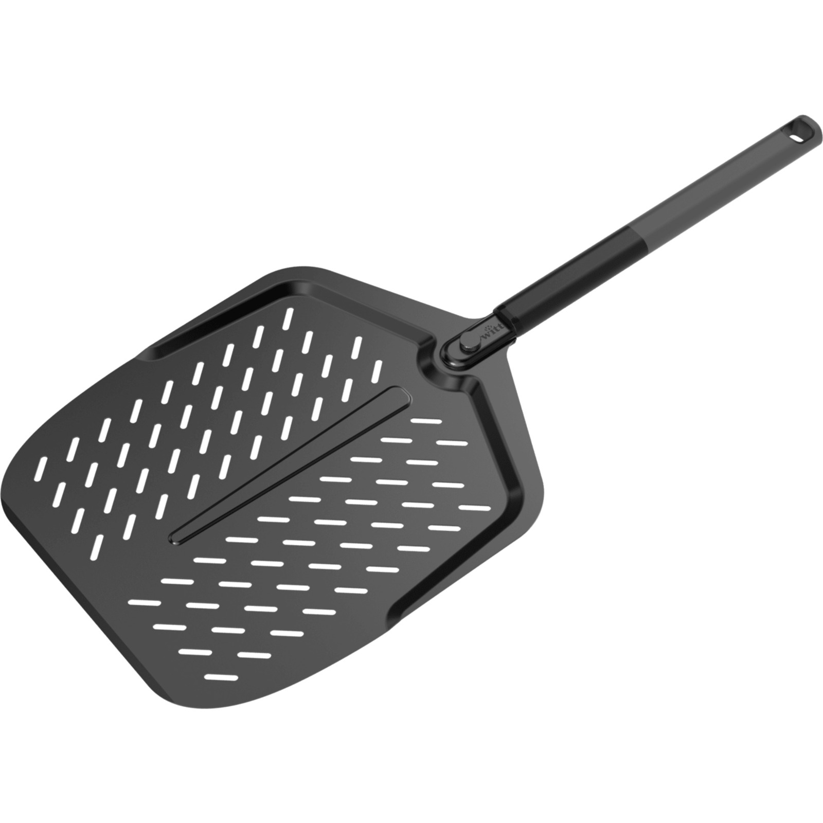 Pizzaschieber perforiert 14", Black Edition, mit Softgriff, Grillbesteck Pizzaschieber perforiert 14", Black Edition, mit Softgriff, Grillbesteck von Witt