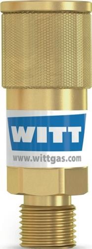 Witt Schlauchkupplung SK 100-1,SK 100-2 Brenngas G 3/8Zoll LH AGS Körper Witt Schlauchkupplung SK 100-1,SK 100-2 Brenngas G 3/8Zoll LH AGS Körper von Witt