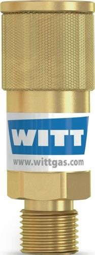 Witt Schlauchkupplung SK 100-1,SK 100-2 Sauerstoff G 1/4Zoll RH AGS Körper Witt Schlauchkupplung SK 100-1,SK 100-2 Sauerstoff G 1/4Zoll RH AGS Körper von Witt