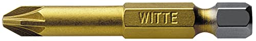 WITTE 27542 - Punta Pozidriv STANDARD TIN guía 1/4" larga (PZ2x50) von Witte