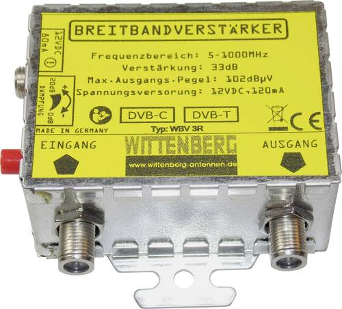 Wittenberg Antennen WBV-3R DVB-T Verstärker von Wittenberg Antennen