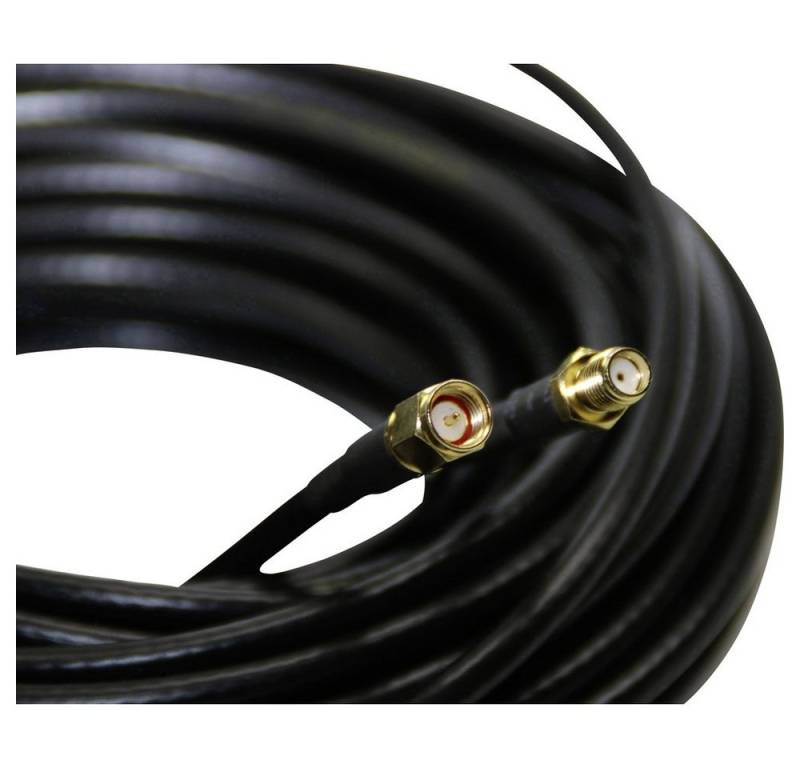 Wittenberg Antennen Wittenberg Antennen 10 m Antennenkabel SMA-Buchse, SMA-Stecker P-10310 Smartphone-Kabel, (10 cm) von Wittenberg Antennen