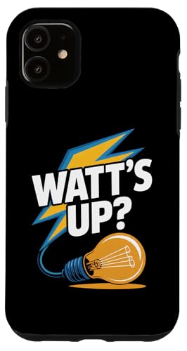 Watt's Up Glühbirne Humor Funny Slogan Hülle für iPhone 11 Watt's Up Glühbirne Humor Funny Slogan Hülle für iPhone 11 von Witty Electrical Humor Puns Enthusiasts