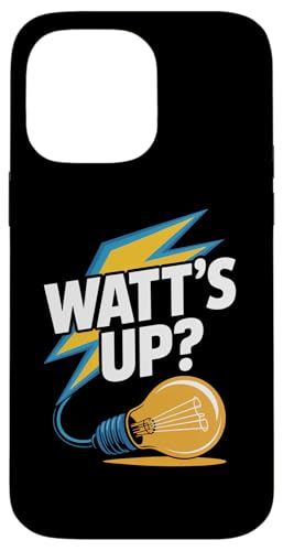Watt's Up Glühbirne Humor Funny Slogan Hülle für iPhone 14 Pro Max Watt's Up Glühbirne Humor Funny Slogan Hülle für iPhone 14 Pro Max von Witty Electrical Humor Puns Enthusiasts