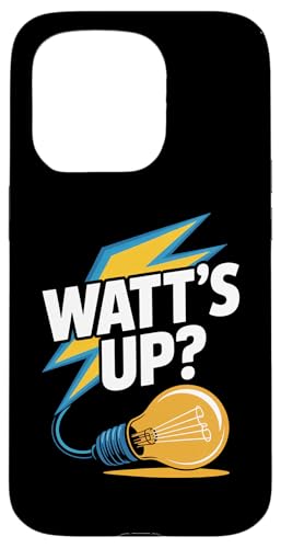 Watt's Up Glühbirne Humor Funny Slogan Hülle für iPhone 15 Pro Watt's Up Glühbirne Humor Funny Slogan Hülle für iPhone 15 Pro von Witty Electrical Humor Puns Enthusiasts
