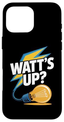 Watt's Up Glühbirne Humor Funny Slogan Hülle für iPhone 16 Pro Max Watt's Up Glühbirne Humor Funny Slogan Hülle für iPhone 16 Pro Max von Witty Electrical Humor Puns Enthusiasts