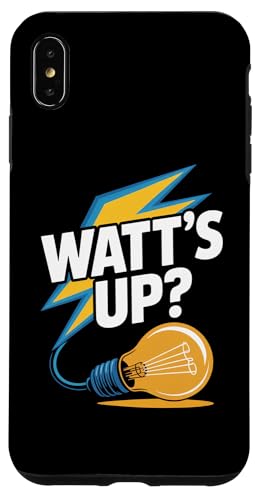 Watt's Up Glühbirne Humor Funny Slogan Hülle für iPhone XS Max Watt's Up Glühbirne Humor Funny Slogan Hülle für iPhone XS Max von Witty Electrical Humor Puns Enthusiasts