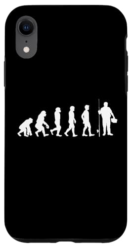 Evolution die Entwicklung des Menschen zum Angler Hülle für iPhone XR Evolution die Entwicklung des Menschen zum Angler Hülle für iPhone XR von Witzige Angel Designs für Angler & Fischer