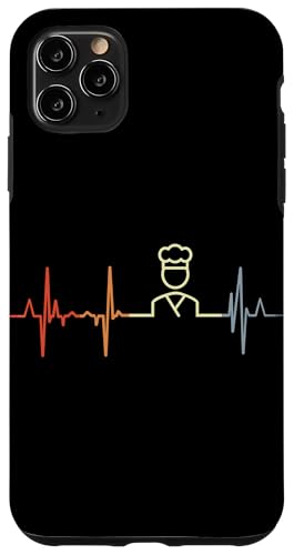 Vintage Bäcker Kardiogramm Bäckereiangestellte Pulsschlag Hülle für iPhone 11 Pro Max von Witzige Bäckereiangestellte Grafik Shirts