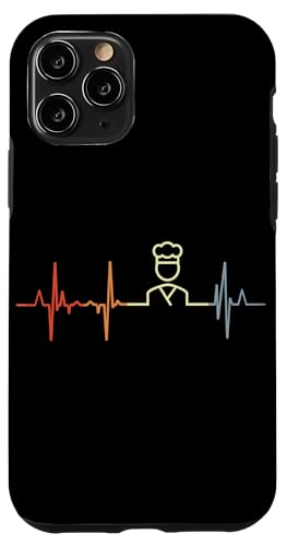 Vintage Bäcker Kardiogramm Bäckereiangestellte Pulsschlag Hülle für iPhone 11 Pro von Witzige Bäckereiangestellte Grafik Shirts