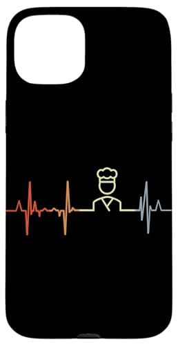 Vintage Bäcker Kardiogramm Bäckereiangestellte Pulsschlag Hülle für iPhone 15 Plus von Witzige Bäckereiangestellte Grafik Shirts
