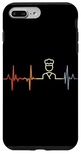 Vintage Bäcker Kardiogramm Bäckereiangestellte Pulsschlag Hülle für iPhone 7 Plus/8 Plus von Witzige Bäckereiangestellte Grafik Shirts